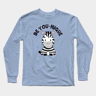 Be You-nique - Kawaii Cute Zebra Long Sleeve T-Shirt